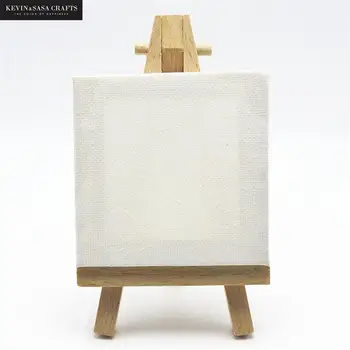 1 Set Mini Panza Alba Pentru Pictura Vopsea Pe Bază De Acril Cu Calitatea De Șevalet Rechizite Pentru Pictura Artist Papetarie Cadouri Pentru Copii