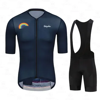 2021 Echipa Summer Jersey Ciclism Salopete pantaloni Scurți Seturi Anti-UV Bicicleta uniforma Ciclism Îmbrăcăminte Ropa Ciclismo Haine Kit