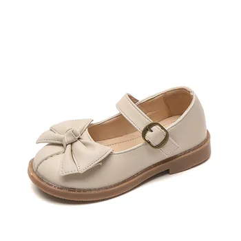 Bej Roz Negru Copii Printesa Pantofi fetite Pantofi de Piele Moale, de jos în Confortabil Copii Pantofi Singur Chaussure Fille 1-6M