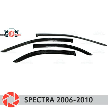 Geam deflector pentru Kia Spectra 2006-2010 ploaie deflector de pământ de protecție styling auto accesorii decor de turnare