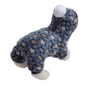 Noul Catelus Hanorac Haine de Câine de Pluș Cald Haine Confortabile animale de Companie Salopeta de Iarna de Moda Pet Utilaje Consumabile